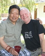 Akong Rinpoche and Rob Nairn together.